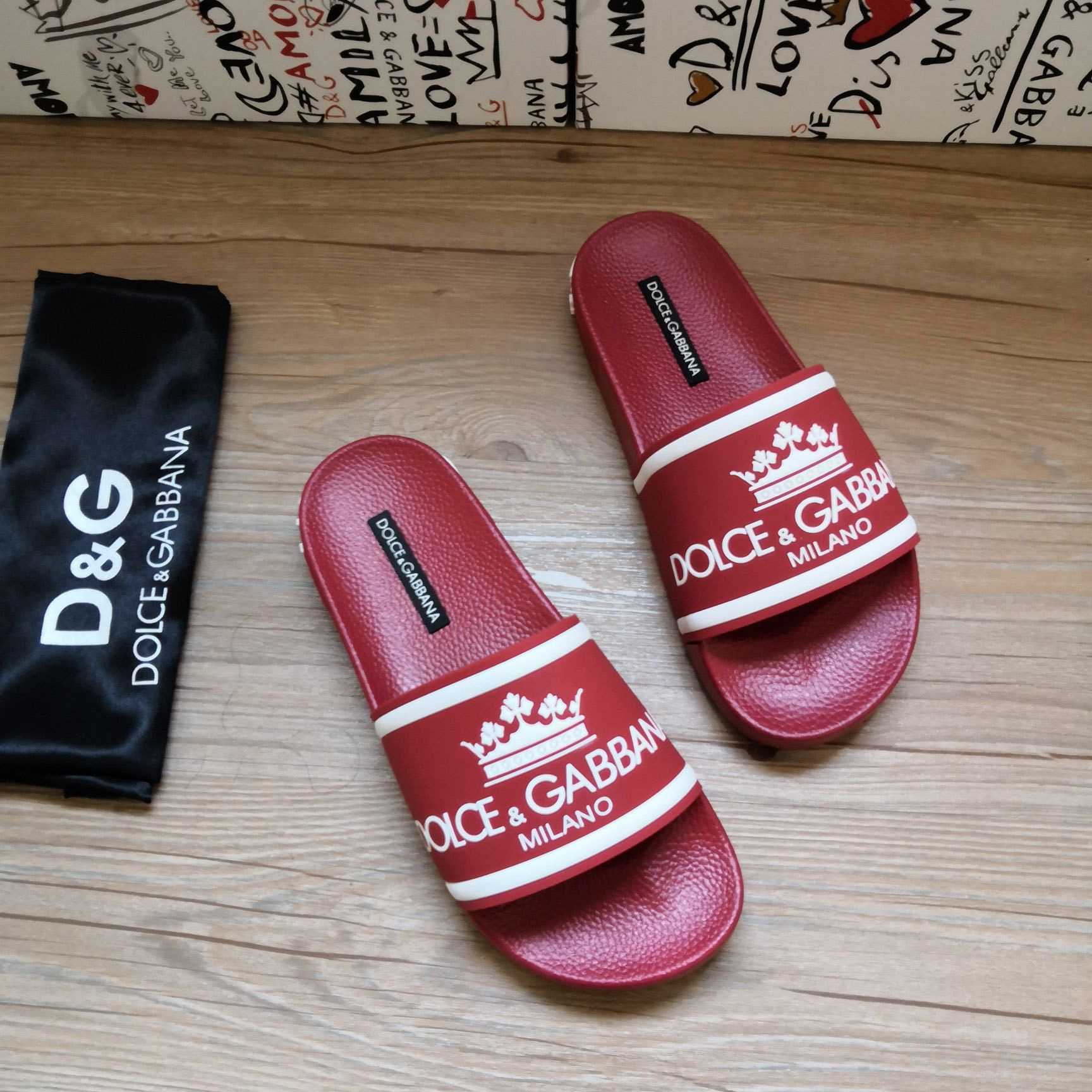 Dolce & Gabbana Logo Slides - DopestKickz