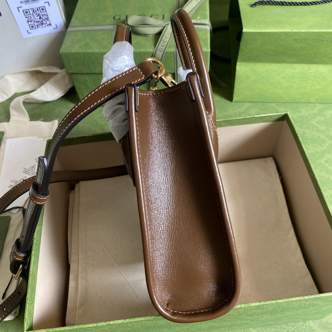 Gucci Mini Tote Bag With Interlocking G(16*20*7cm) - DopestKickz