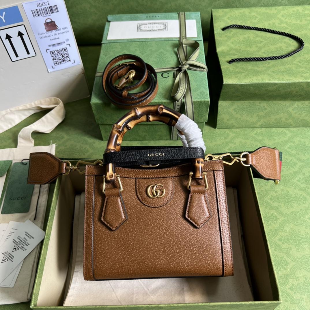 Gucci Diana Mini Tote Bag(20*16*10cm) - DopestKickz