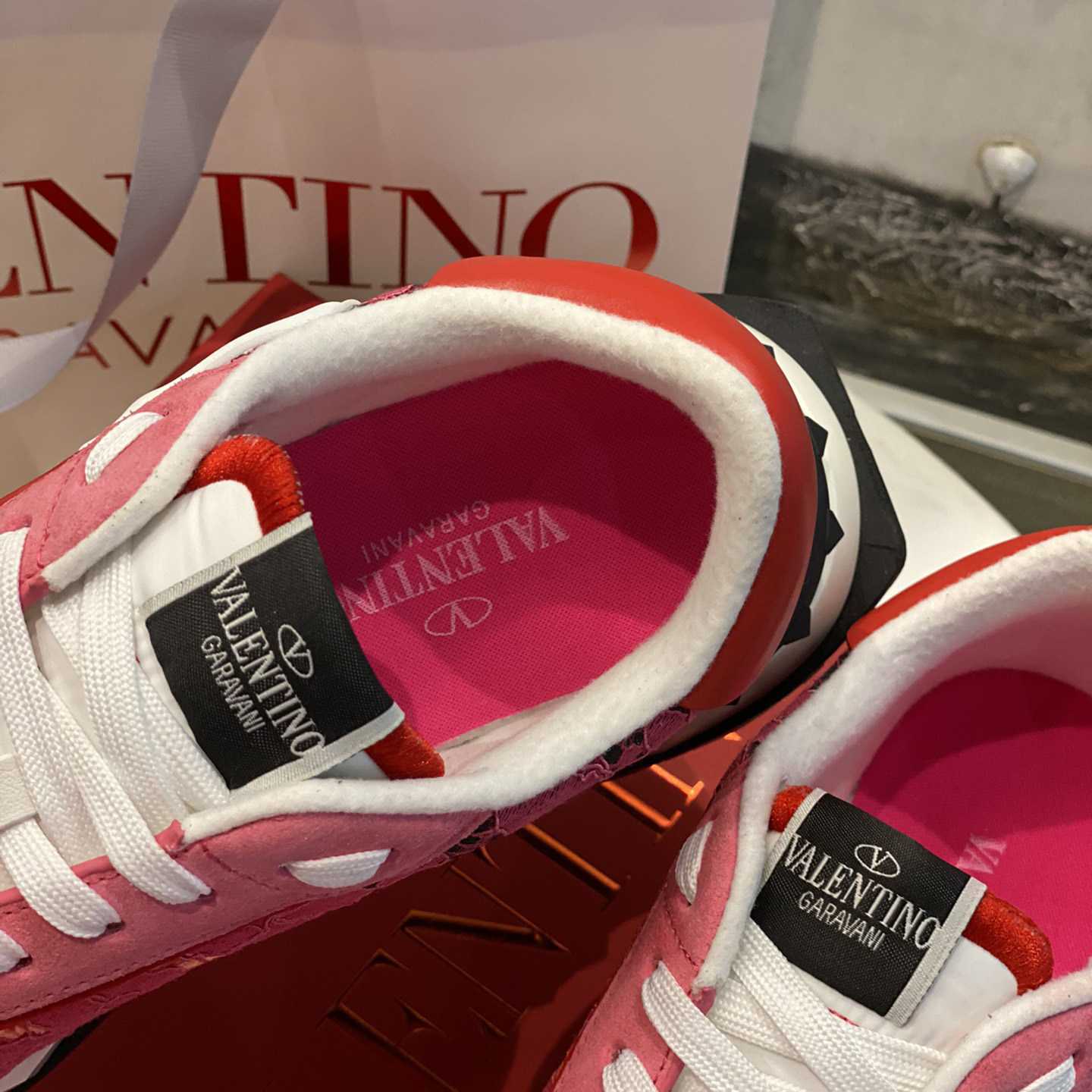 Valenti  Lace And Mesh Lacerunner Sneaker  - DopestKickz