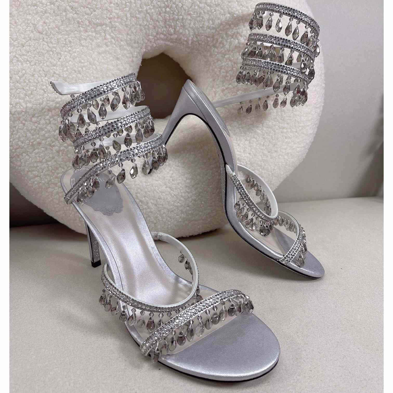 Rene Caovilla Elegant Evening Sandals Chandelier - DopestKickz