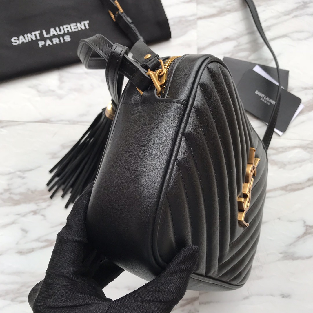Saint Laurent Lou Matelassé Leather Camera Bag(23x16x6cm) - DopestKickz