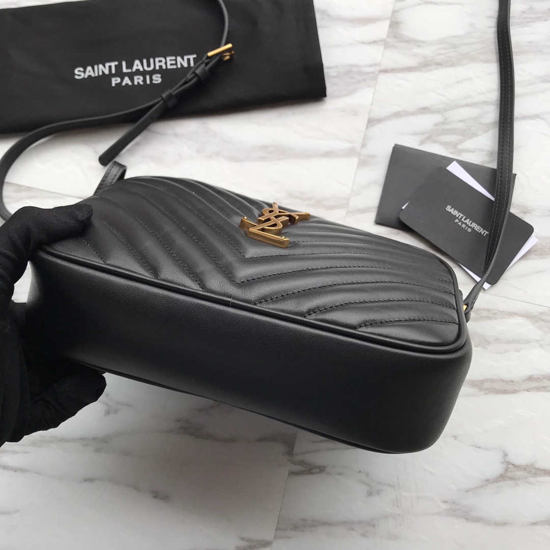 Saint Laurent Lou Matelassé Leather Camera Bag(23x16x6cm) - DopestKickz
