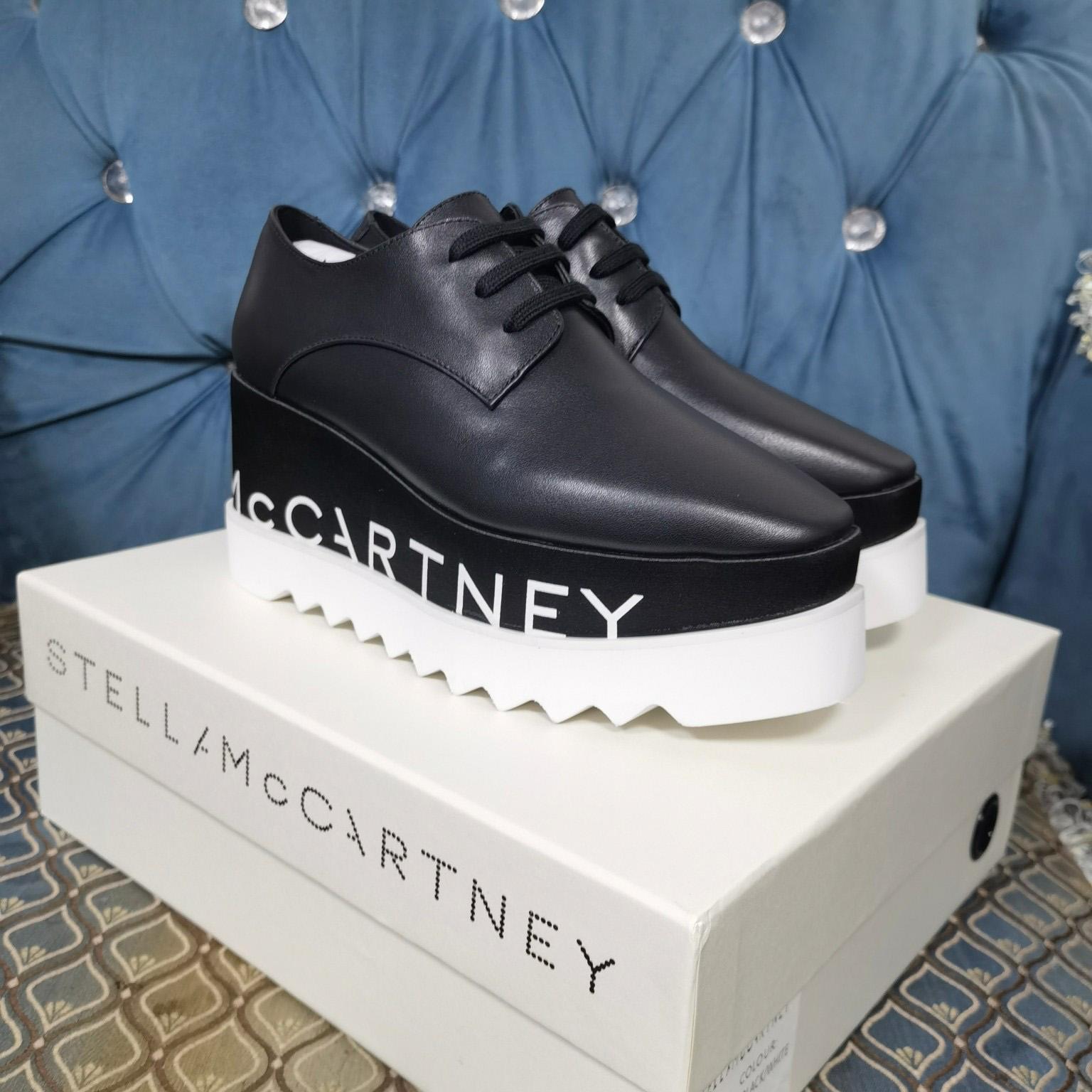 Stella Mccartney Elyse Logo Platform Shoes - DopestKickz