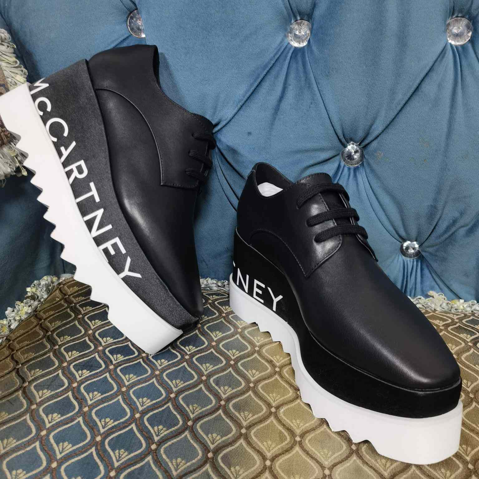 Stella Mccartney Elyse Logo Platform Shoes - DopestKickz