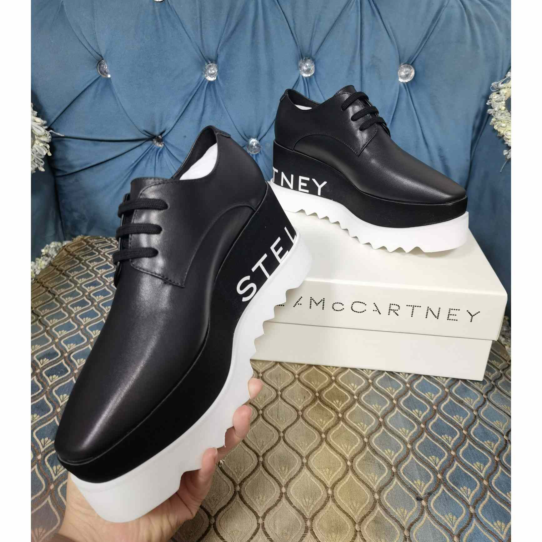 Stella Mccartney Elyse Logo Platform Shoes - DopestKickz