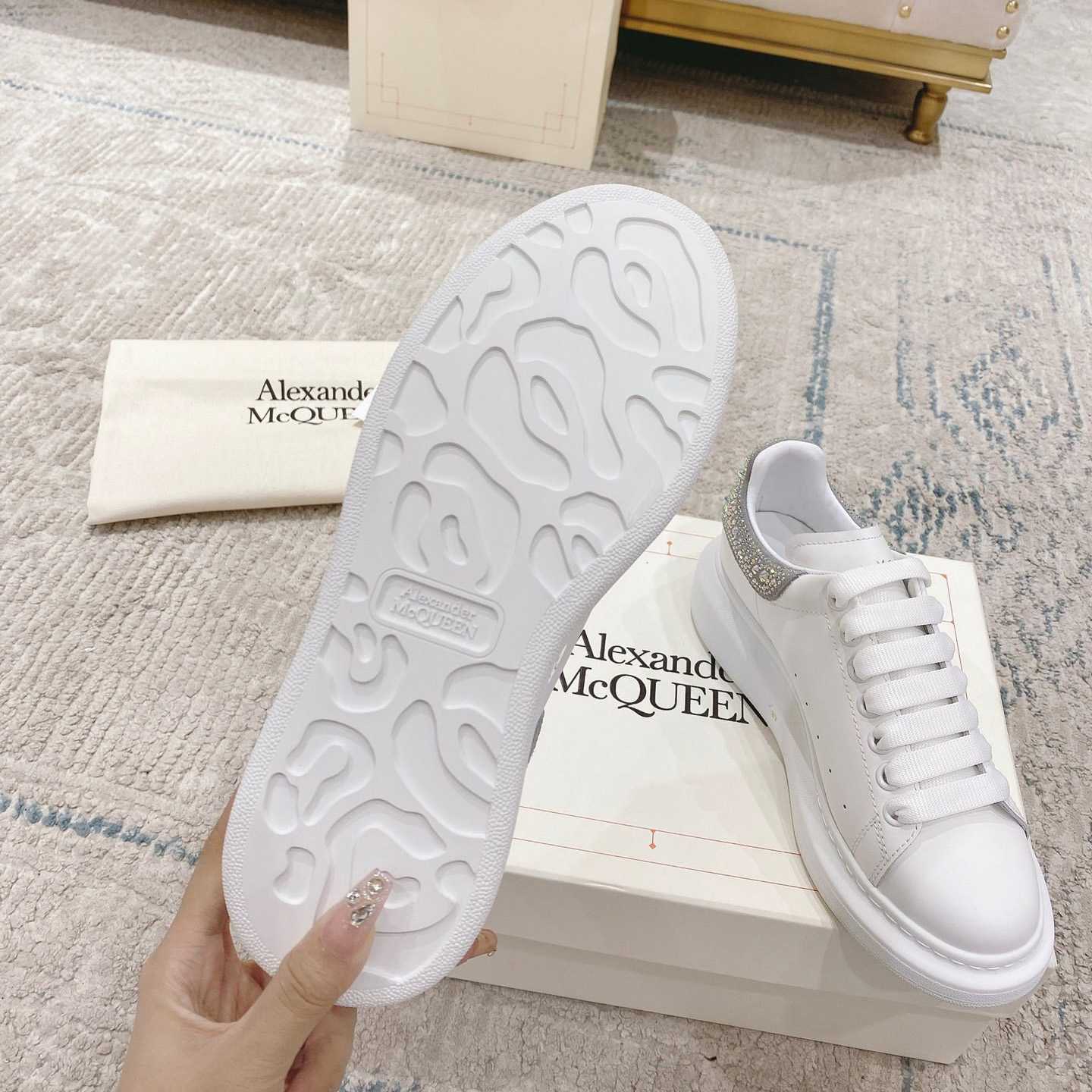 Alexander Mqueen Oversized Sneaker In White - DopestKickz