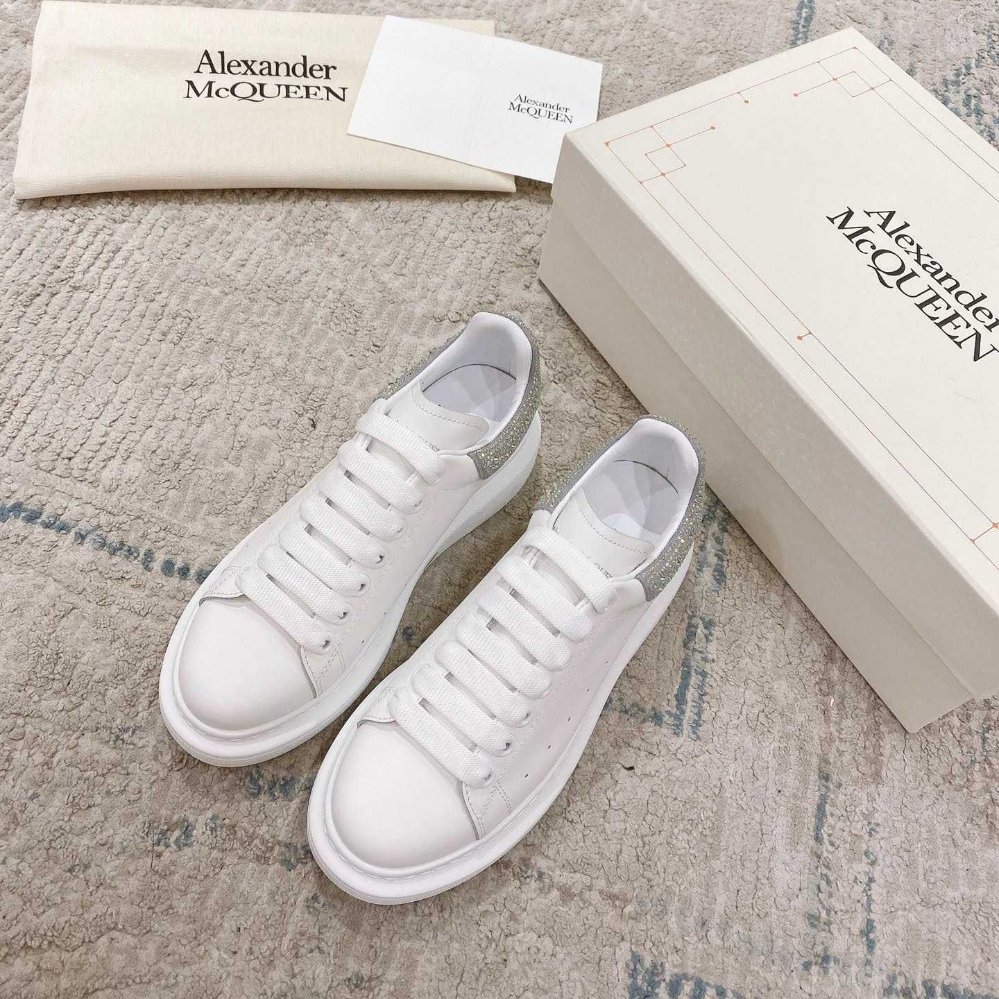 Alexander Mqueen Oversized Sneaker In White - DopestKickz