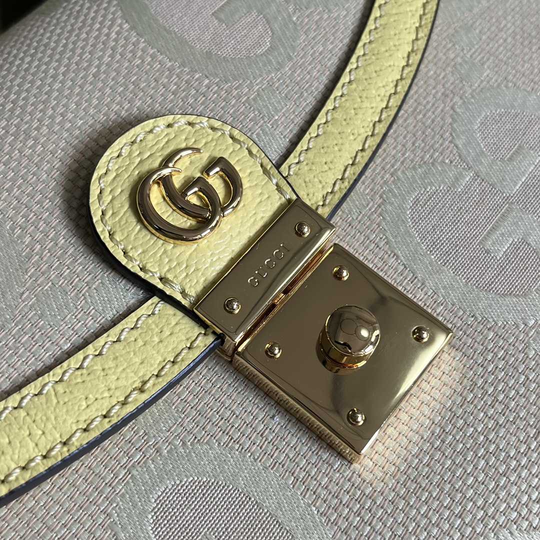 Gucci Ophidia Jumbo GG Top Handle Bag(25-17.5-7cm) - DopestKickz