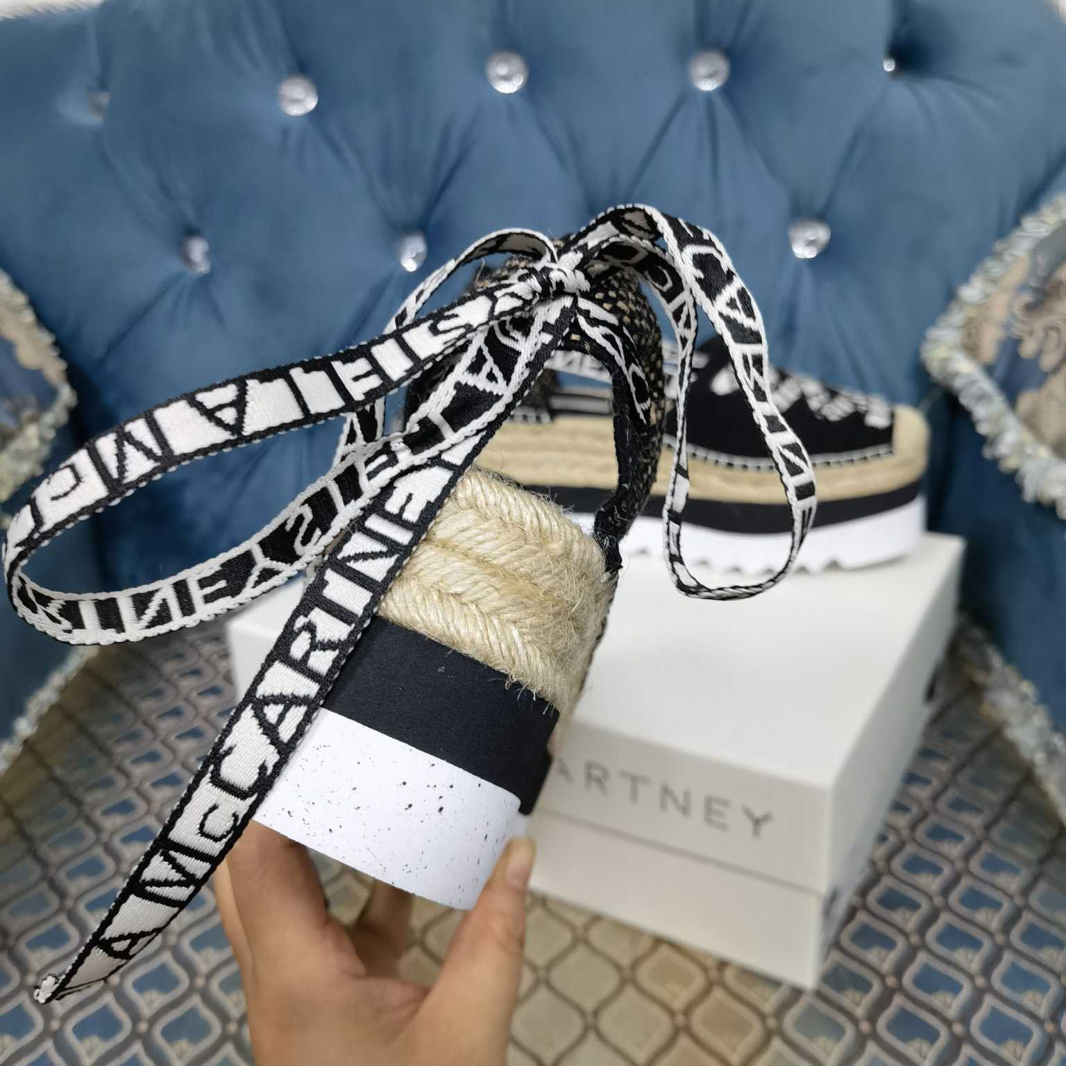 Stella Mccartney Gaia Platform Espadrilles - DopestKickz