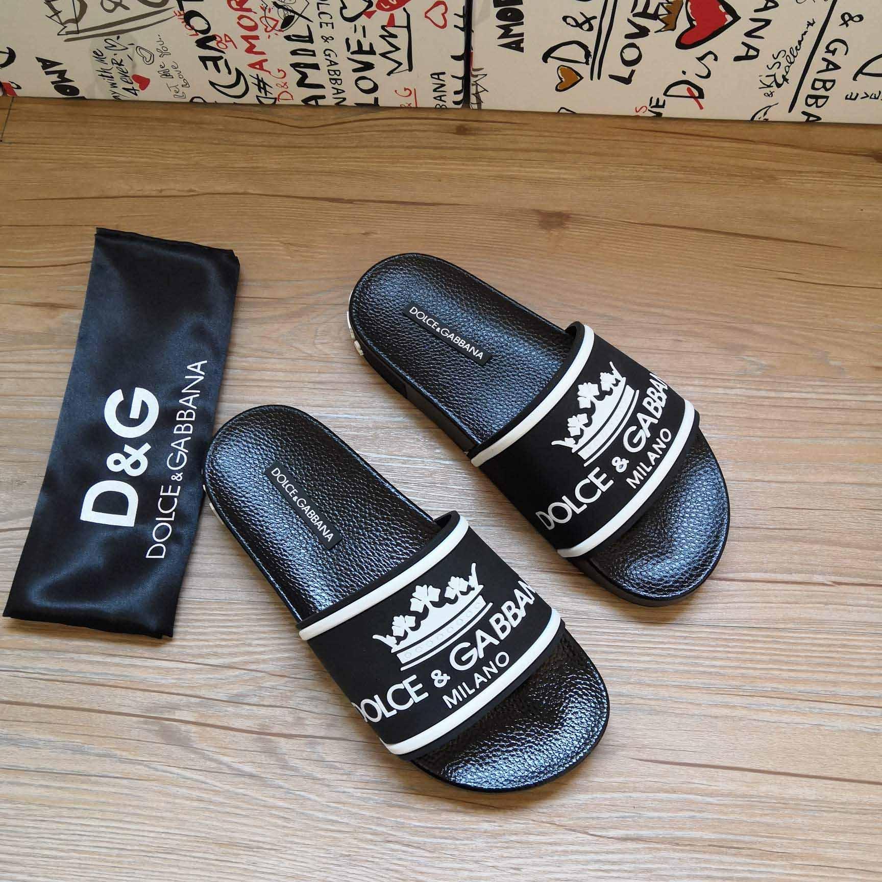 Dolce & Gabbana Logo Slides - DopestKickz