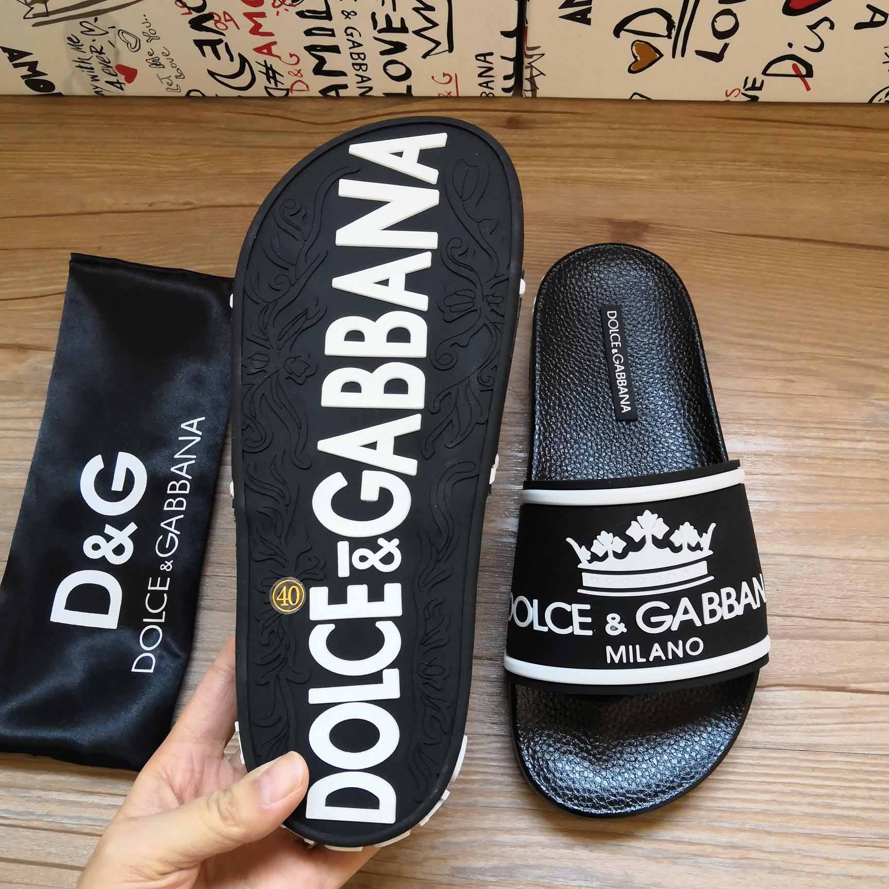 Dolce & Gabbana Logo Slides - DopestKickz