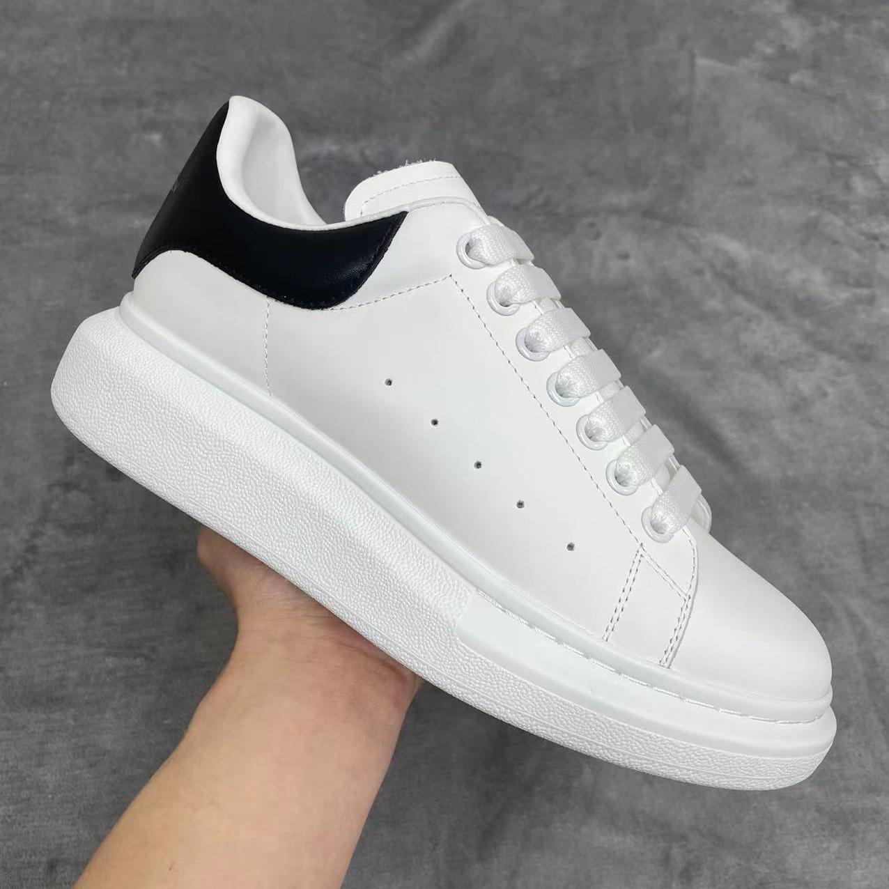 Alexander Mqueen Oversized Sneaker In White - DopestKickz