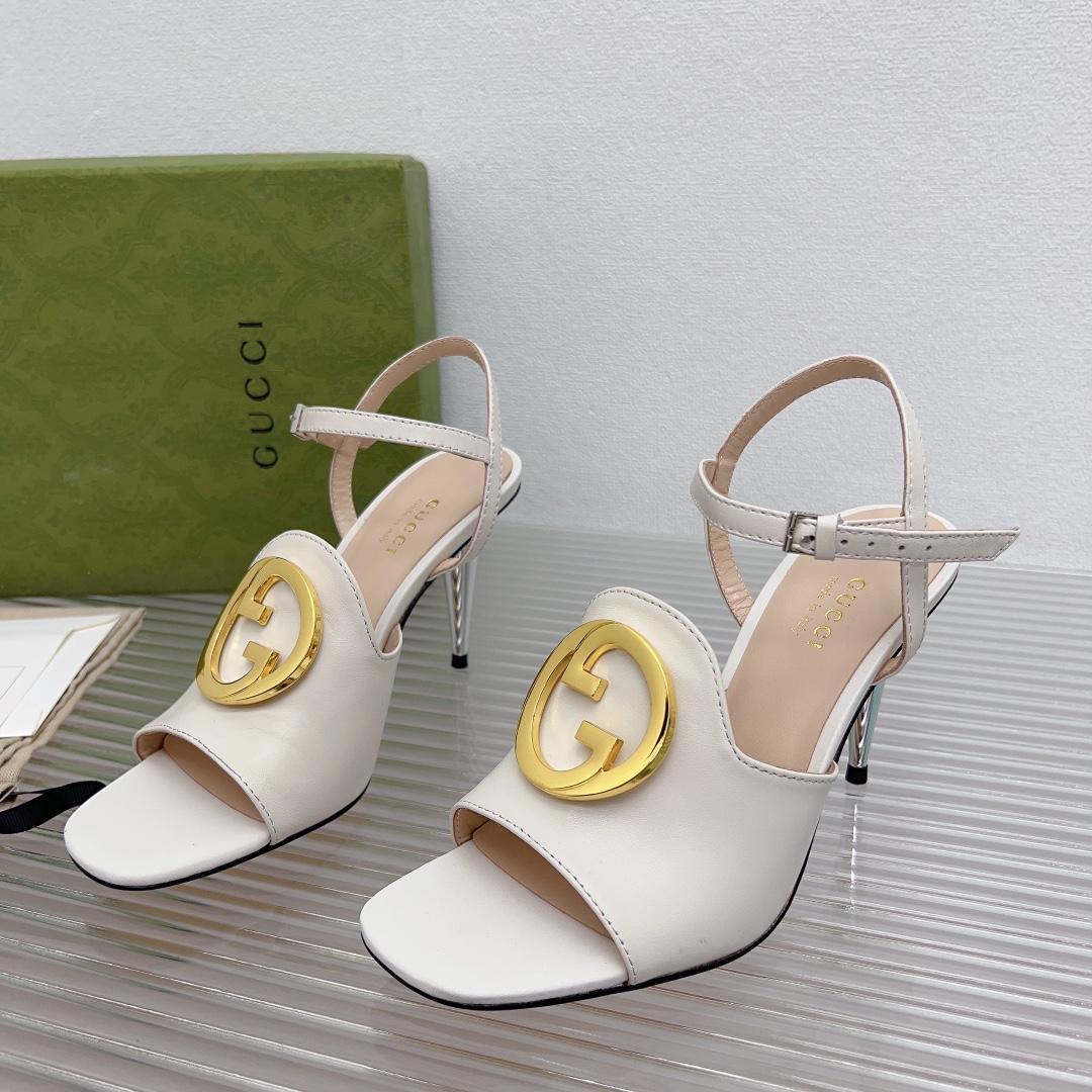 Gucci Blondie Heeled Sandal - DopestKickz