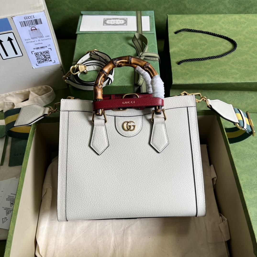 Gucci Diana Small Tote Bag(27-24-11cm) - DopestKickz