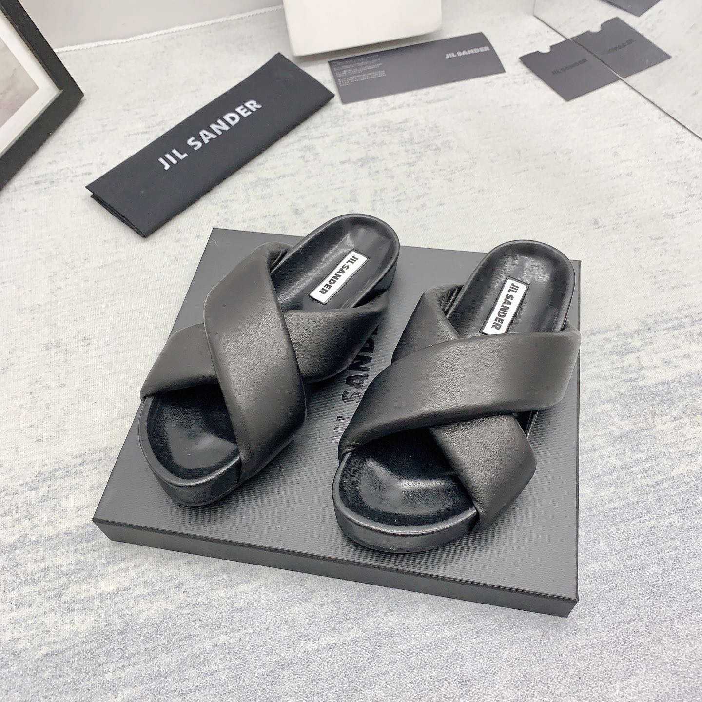JIl Sander Padded Slides - DopestKickz