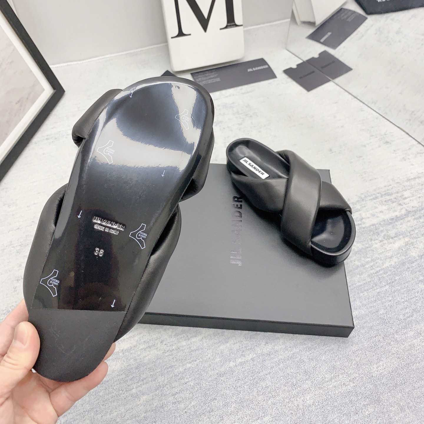 JIl Sander Padded Slides - DopestKickz