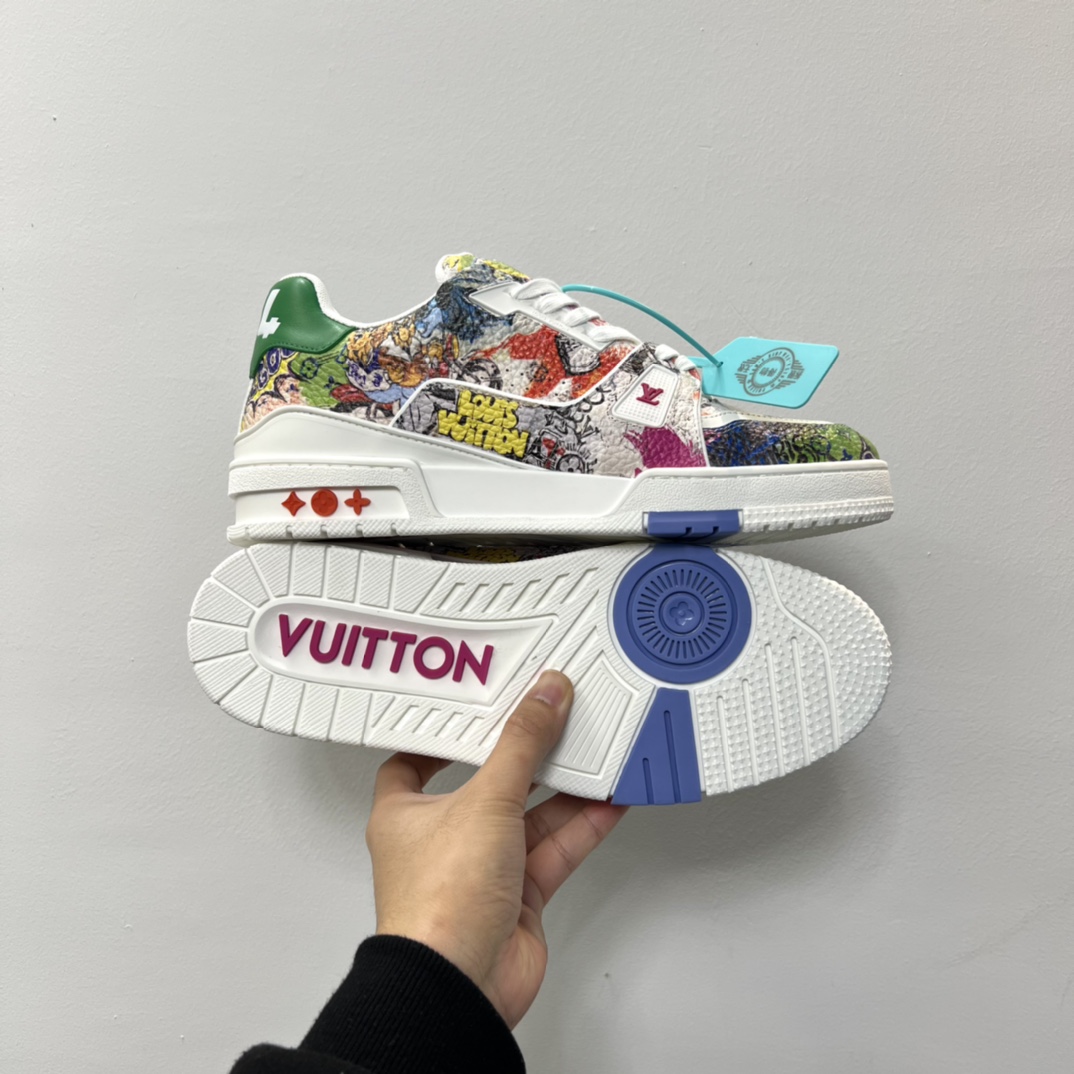 Louis Vuitton LV Trainer Sneaker     - DopestKickz