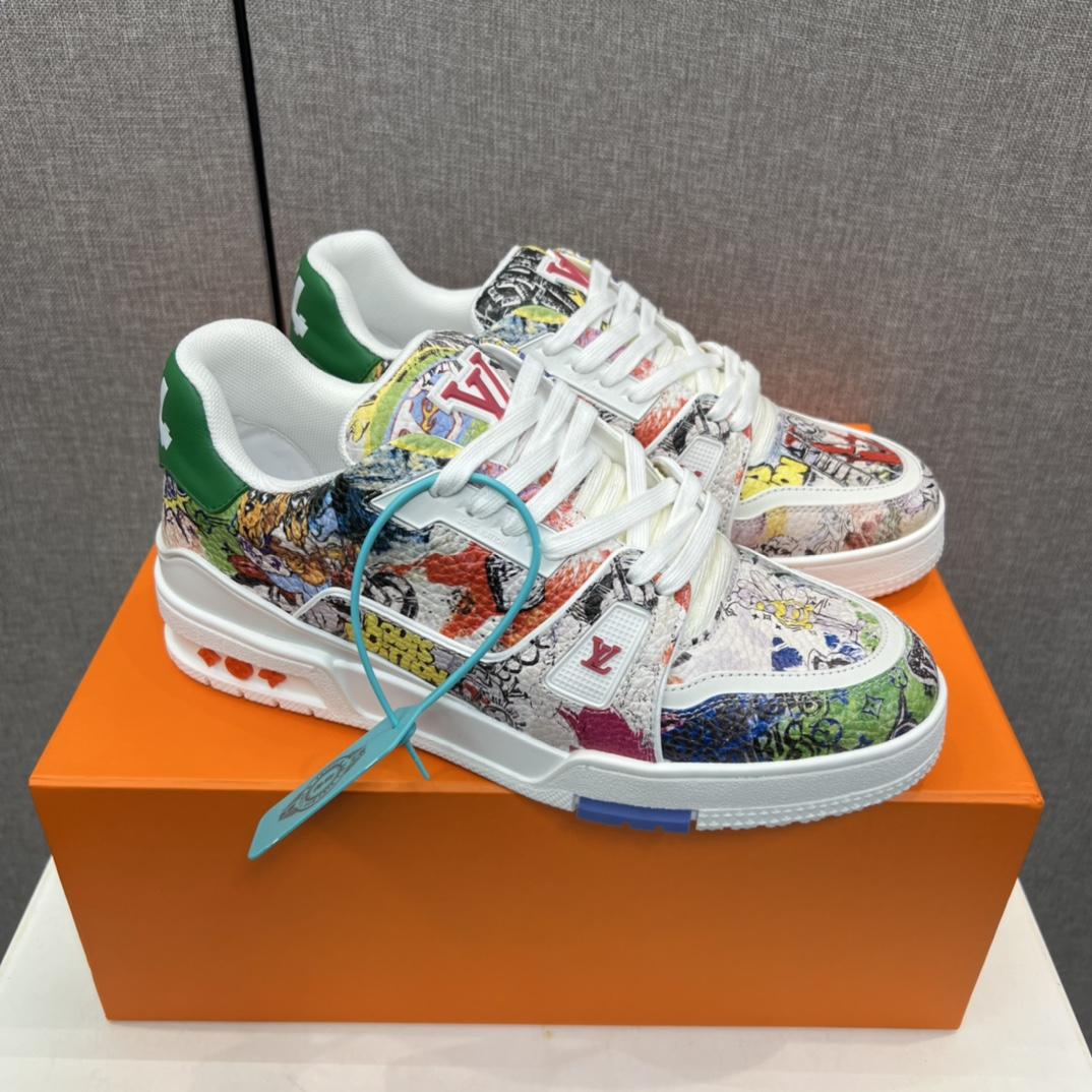 Louis Vuitton LV Trainer Sneaker     - DopestKickz