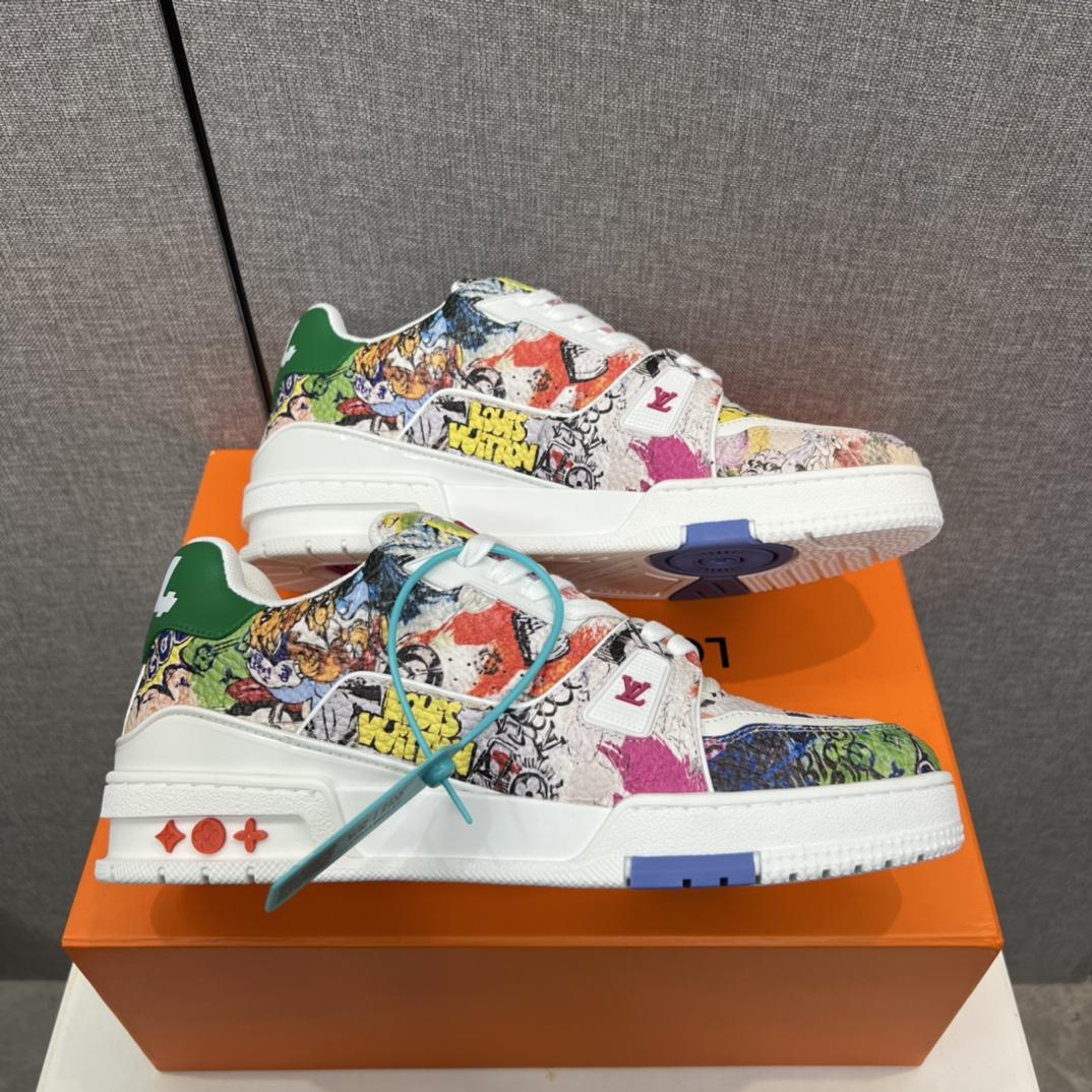 Louis Vuitton LV Trainer Sneaker     - DopestKickz