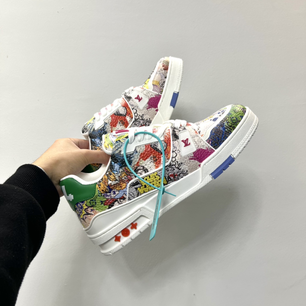 Louis Vuitton LV Trainer Sneaker     - DopestKickz