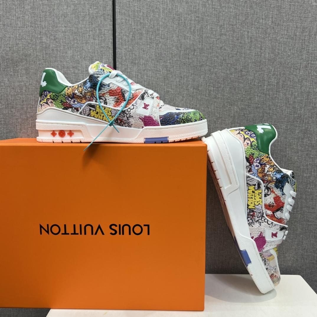 Louis Vuitton LV Trainer Sneaker     - DopestKickz