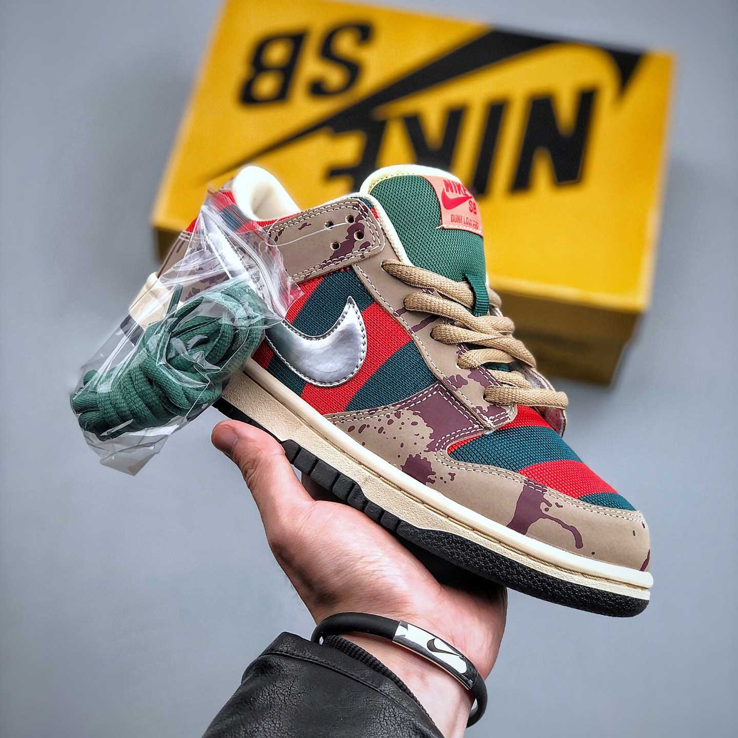 Nike Dunk SB Low Freddy Krueger Sneakers     313170-202 - DopestKickz