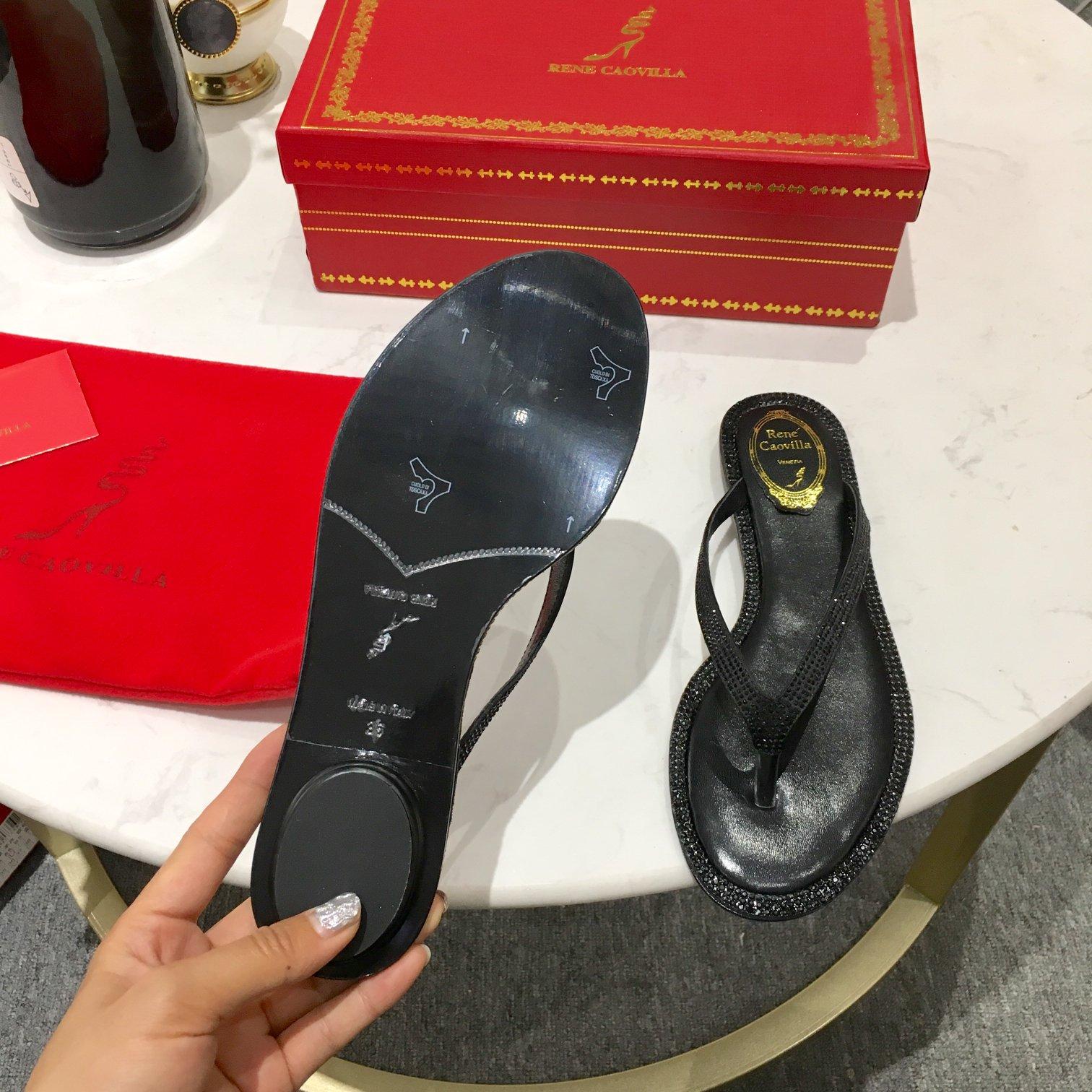 Rene Caovilla Diana Crystal Beige Flip-Flop 10 - DopestKickz