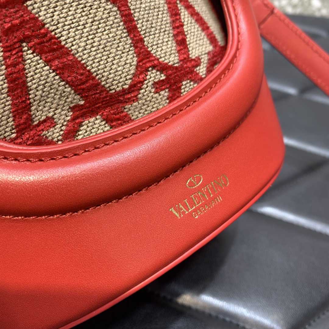 Valenti Le Cinquième Toile Iconographe Bucket Bag - DopestKickz