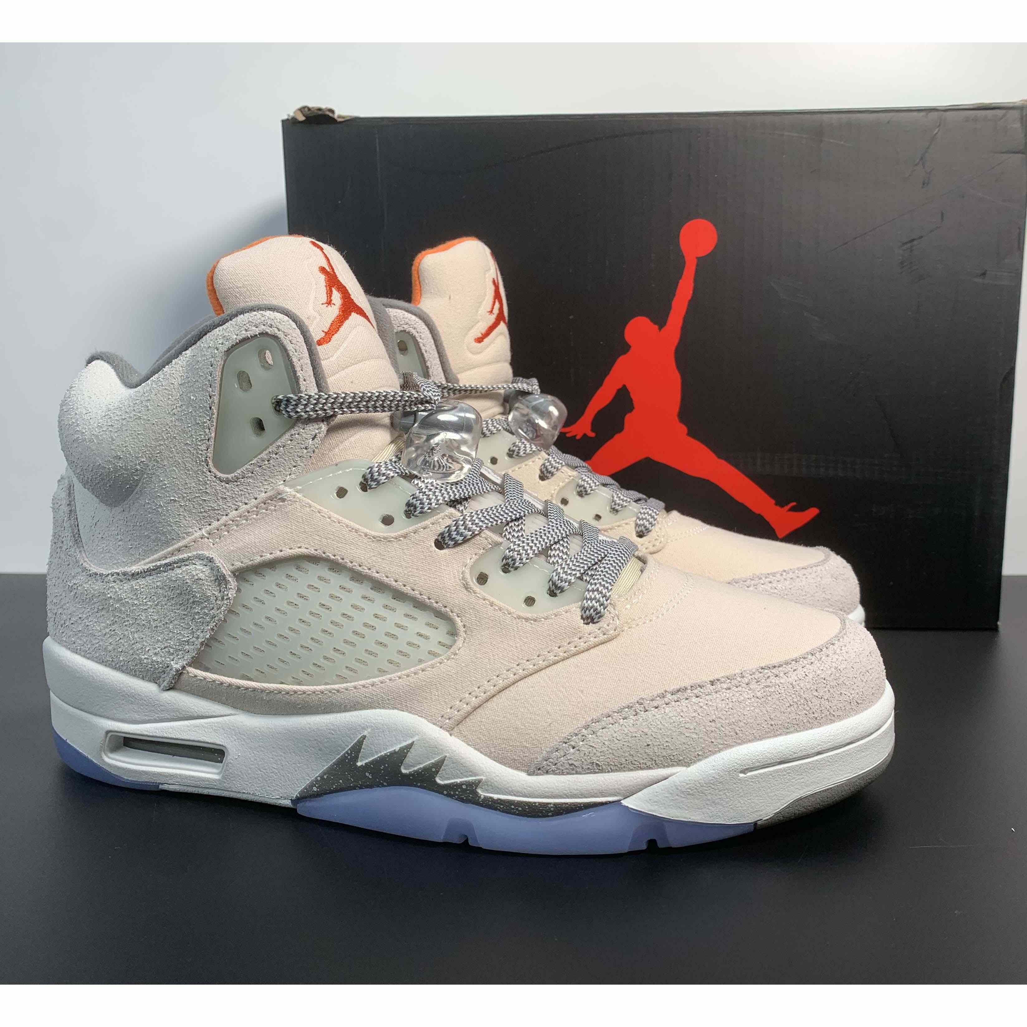 Air Jordan 5 SE Craft "Light Orewood Brown" Sneakers        FD9222-180  - DopestKickz