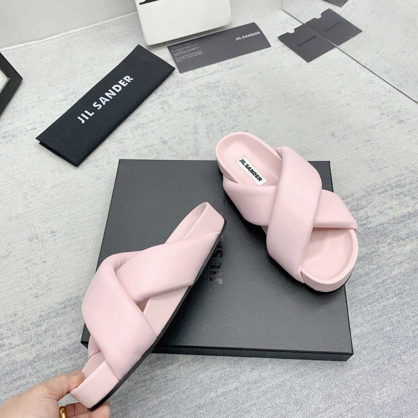 JIl Sander Padded Slides - DopestKickz