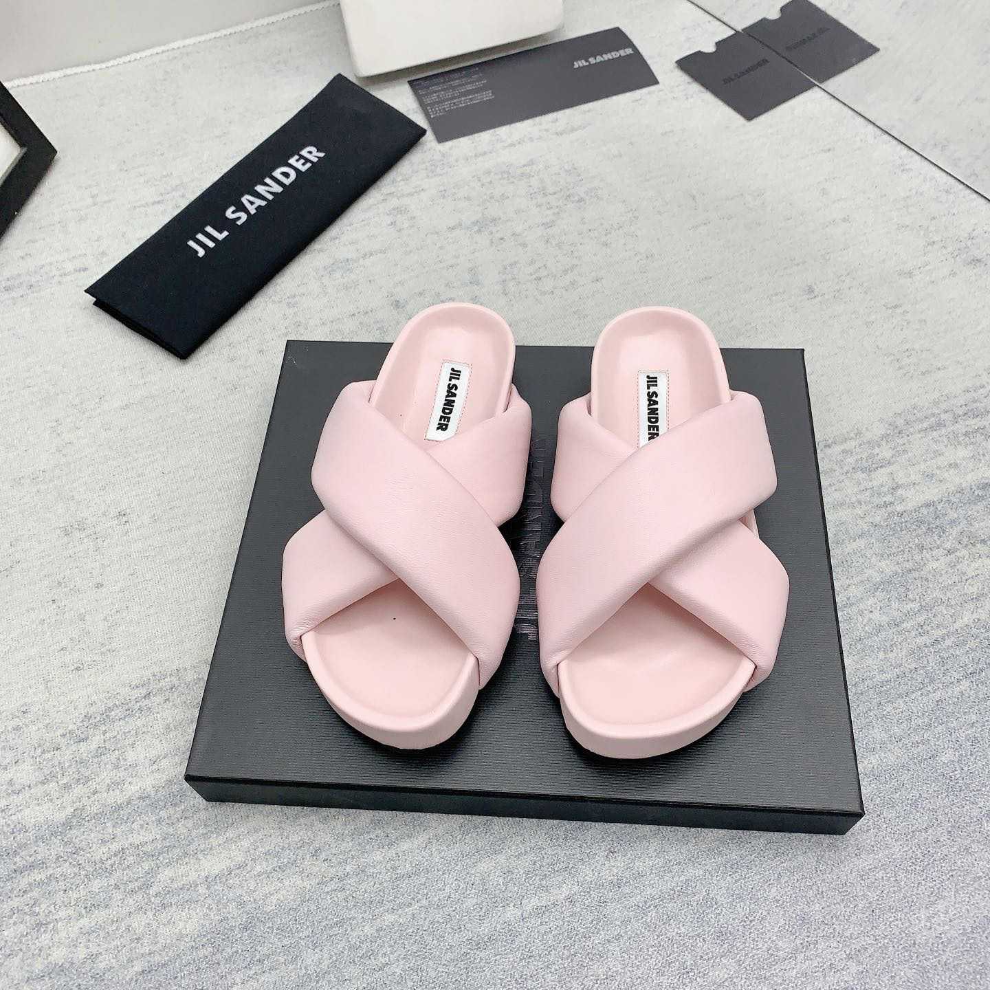 JIl Sander Padded Slides - DopestKickz