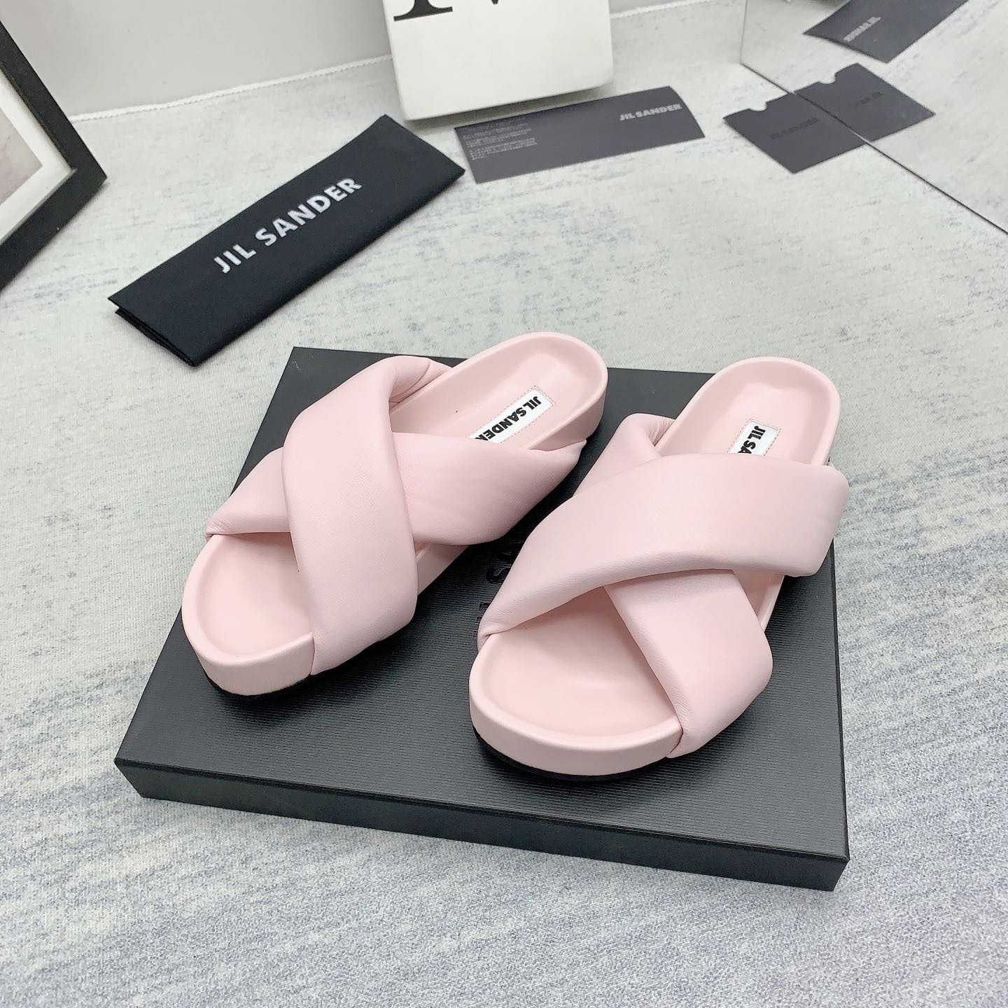 JIl Sander Padded Slides - DopestKickz