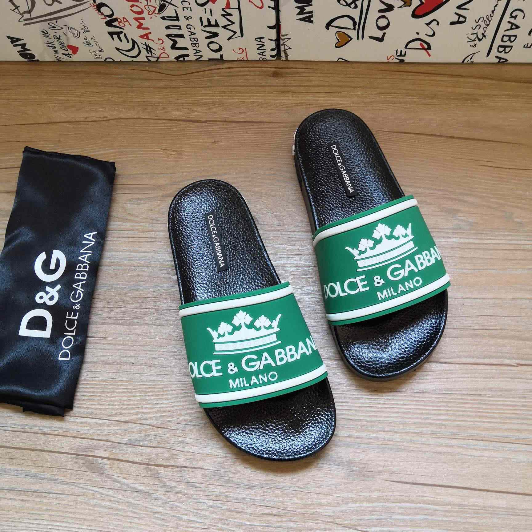 Dolce & Gabbana Logo Slides - DopestKickz