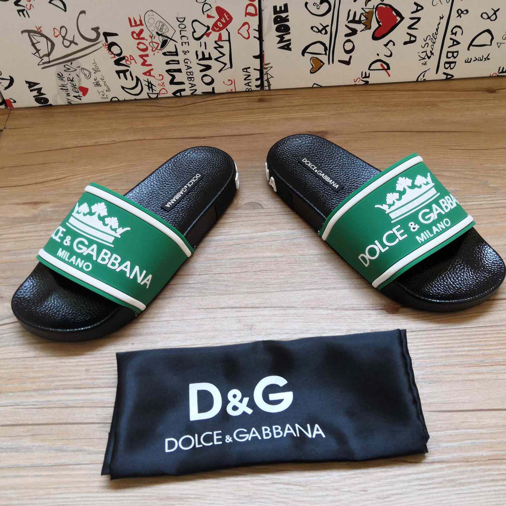 Dolce & Gabbana Logo Slides - DopestKickz