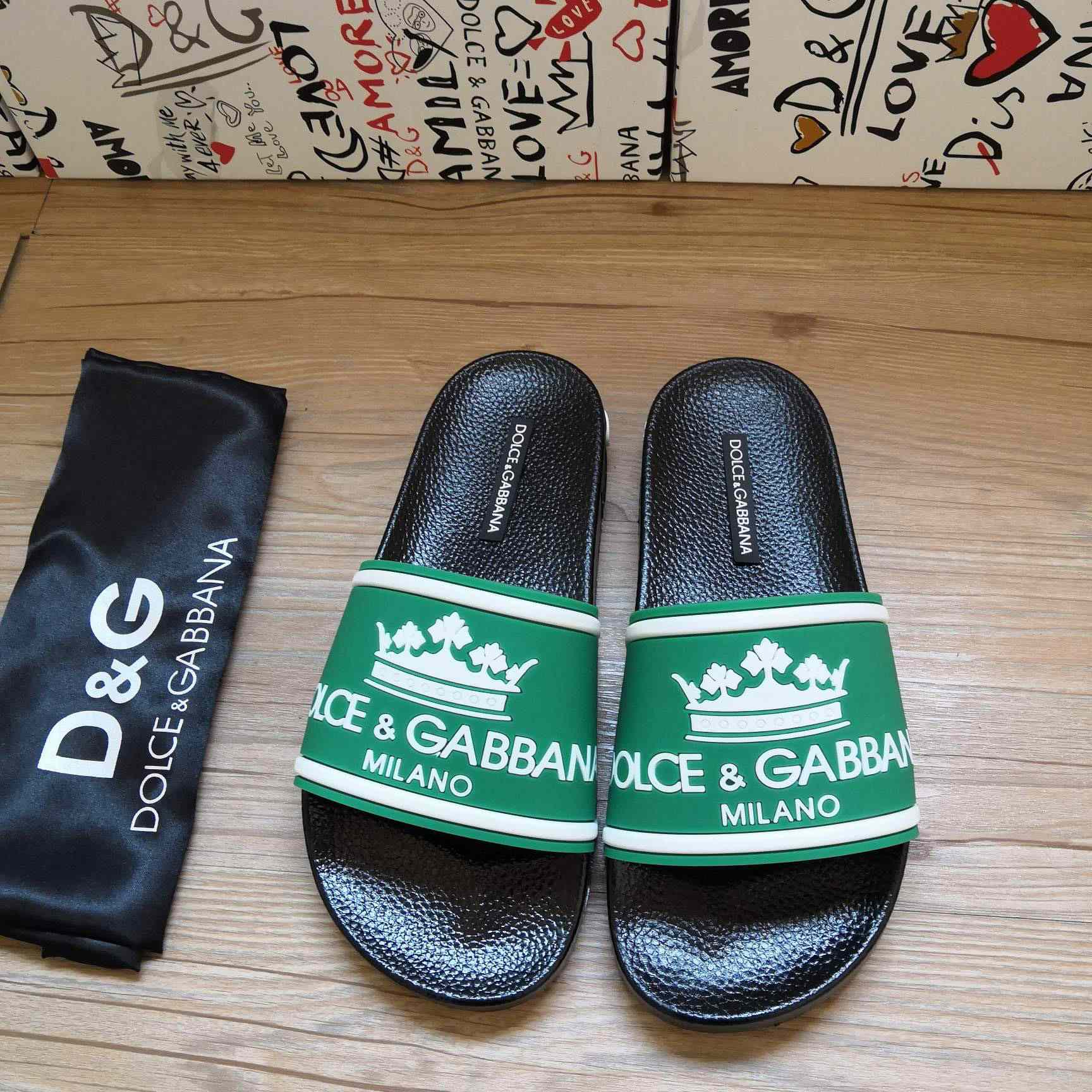 Dolce & Gabbana Logo Slides - DopestKickz