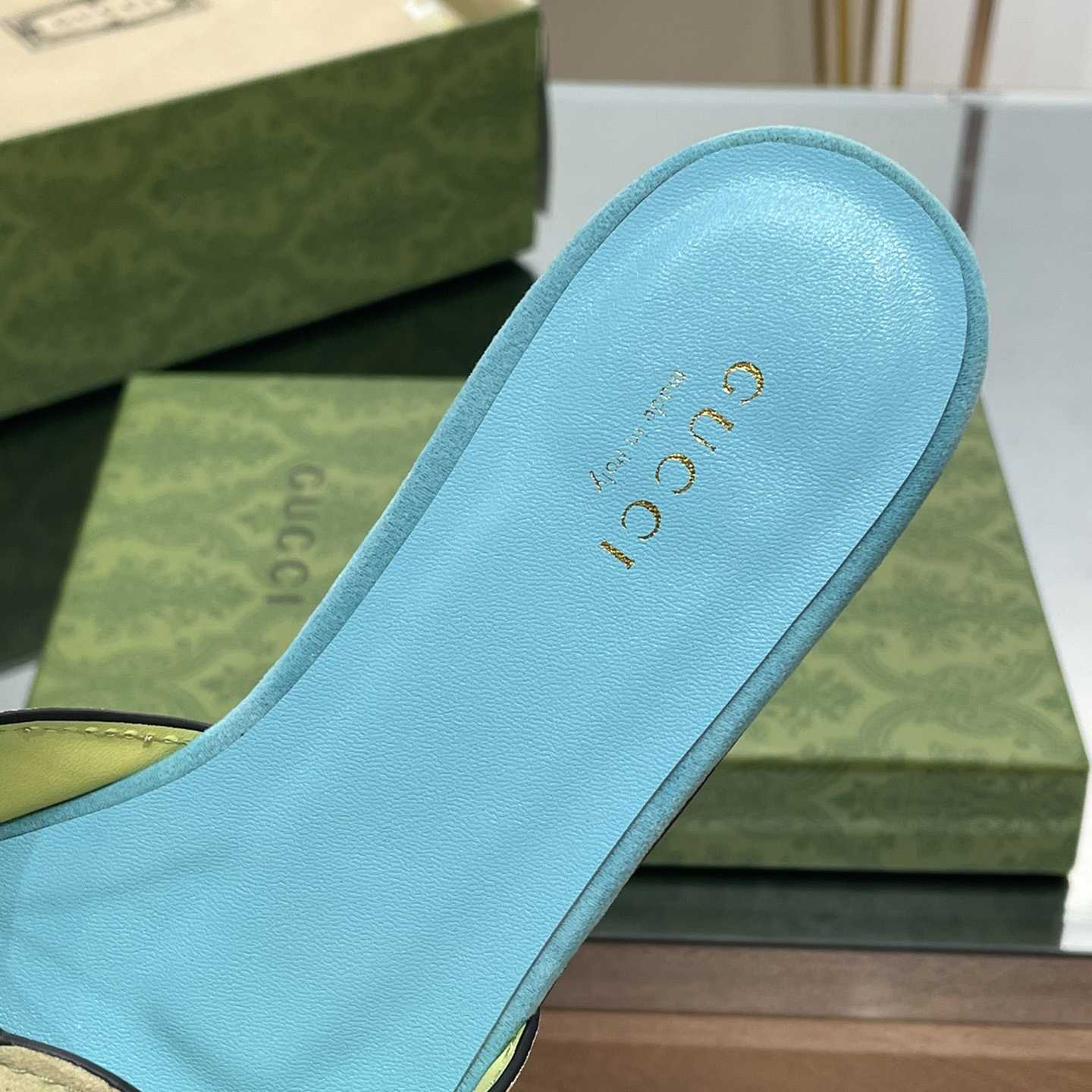 Gucci Women's Interlocking G Cut-out Slide Sandal - DopestKickz