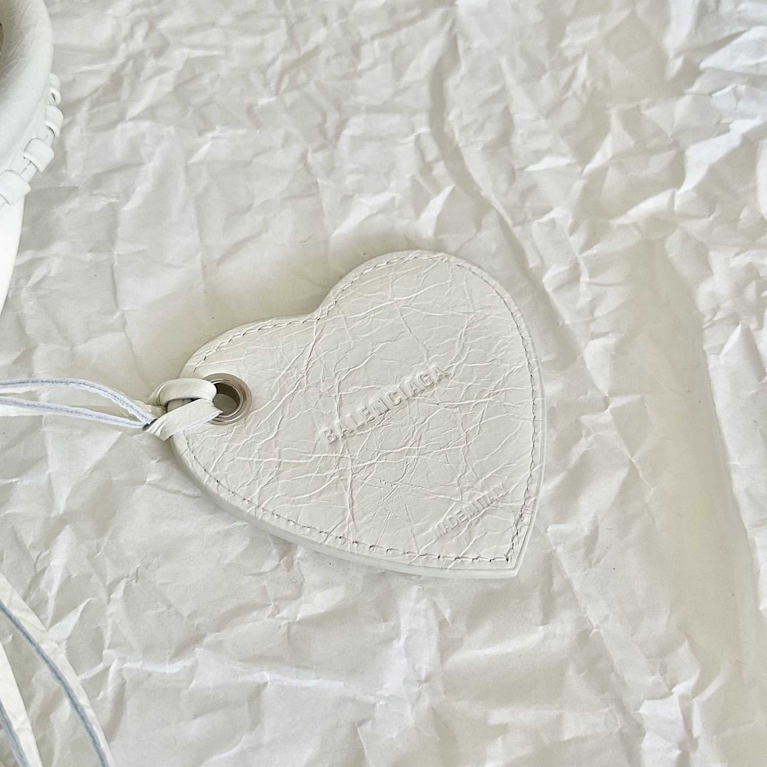 Balenciaga Women's Neo Cagole XS White Cross Body Bag(26×17.8×11.4cm) - DopestKickz