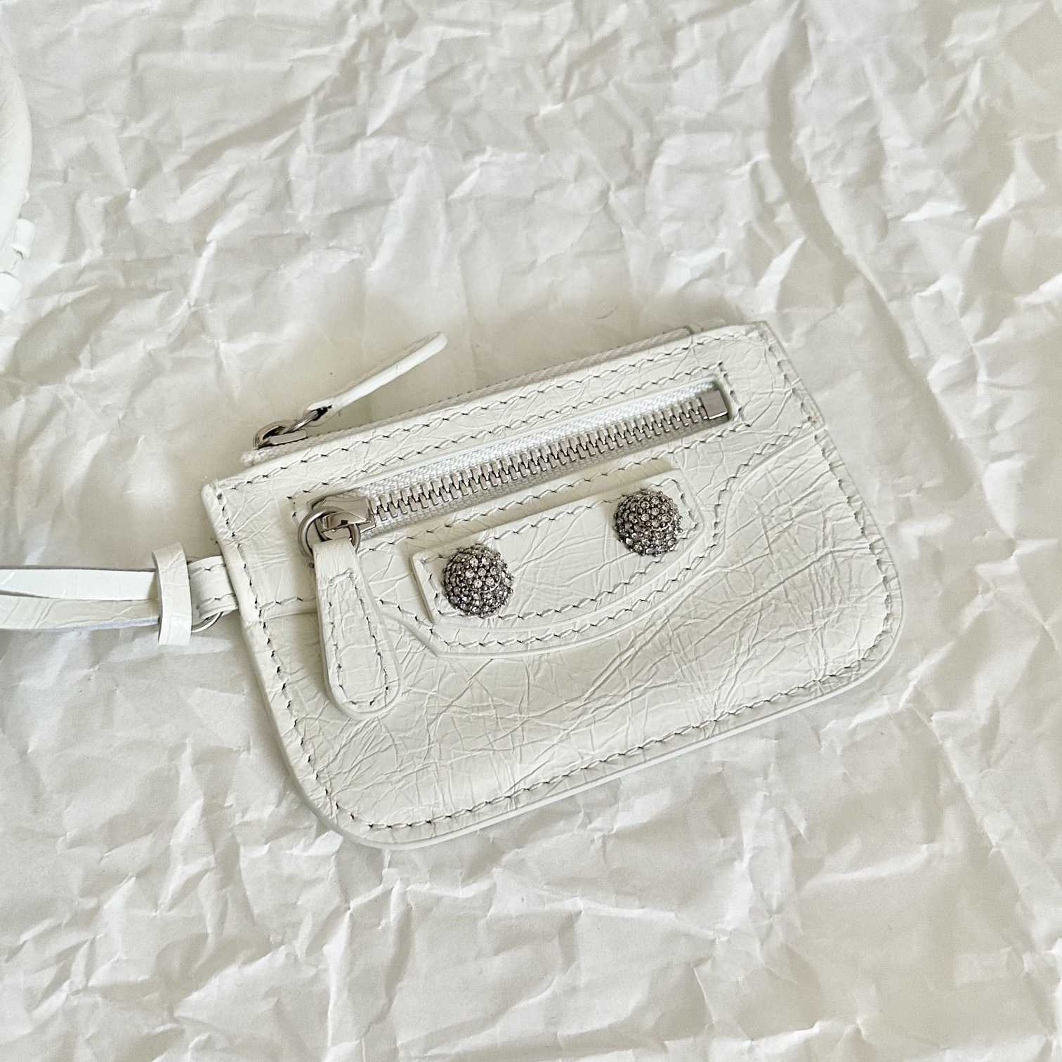 Balenciaga Women's Neo Cagole XS White Cross Body Bag(26×17.8×11.4cm) - DopestKickz