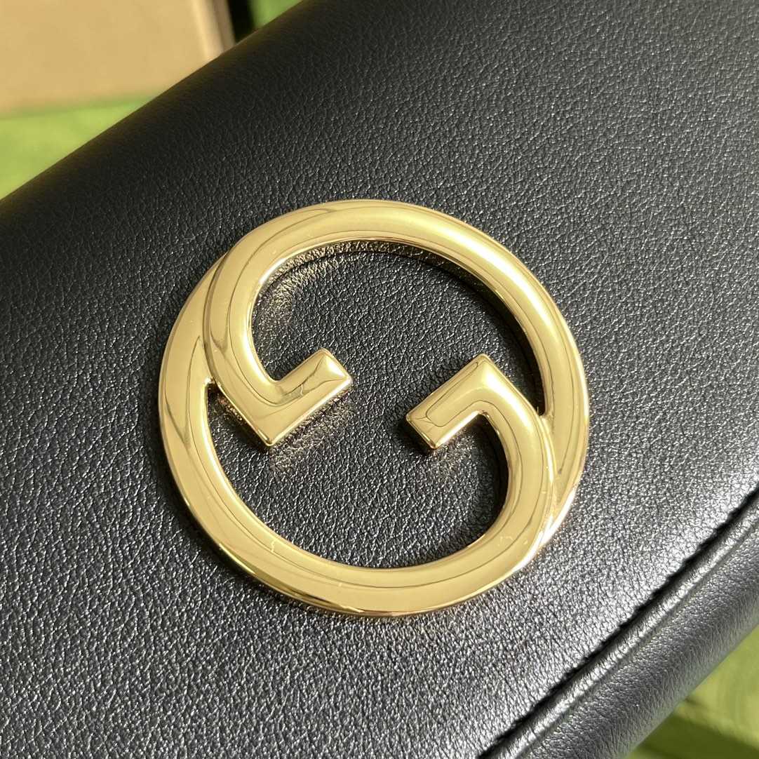 Gucci Blondie Continental Chain Wallet(21x10.5cm) - DopestKickz