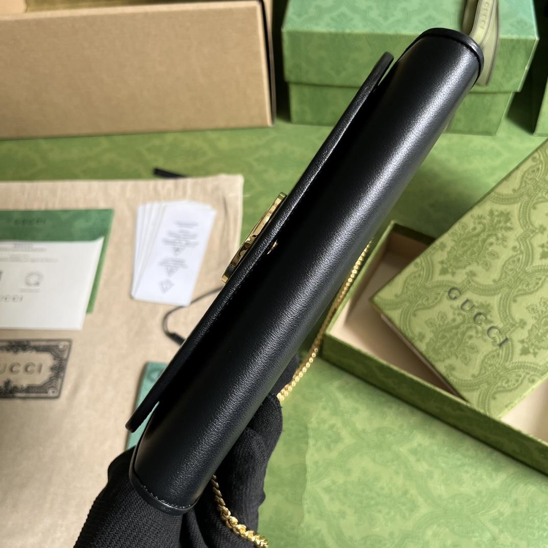 Gucci Blondie Continental Chain Wallet(21x10.5cm) - DopestKickz