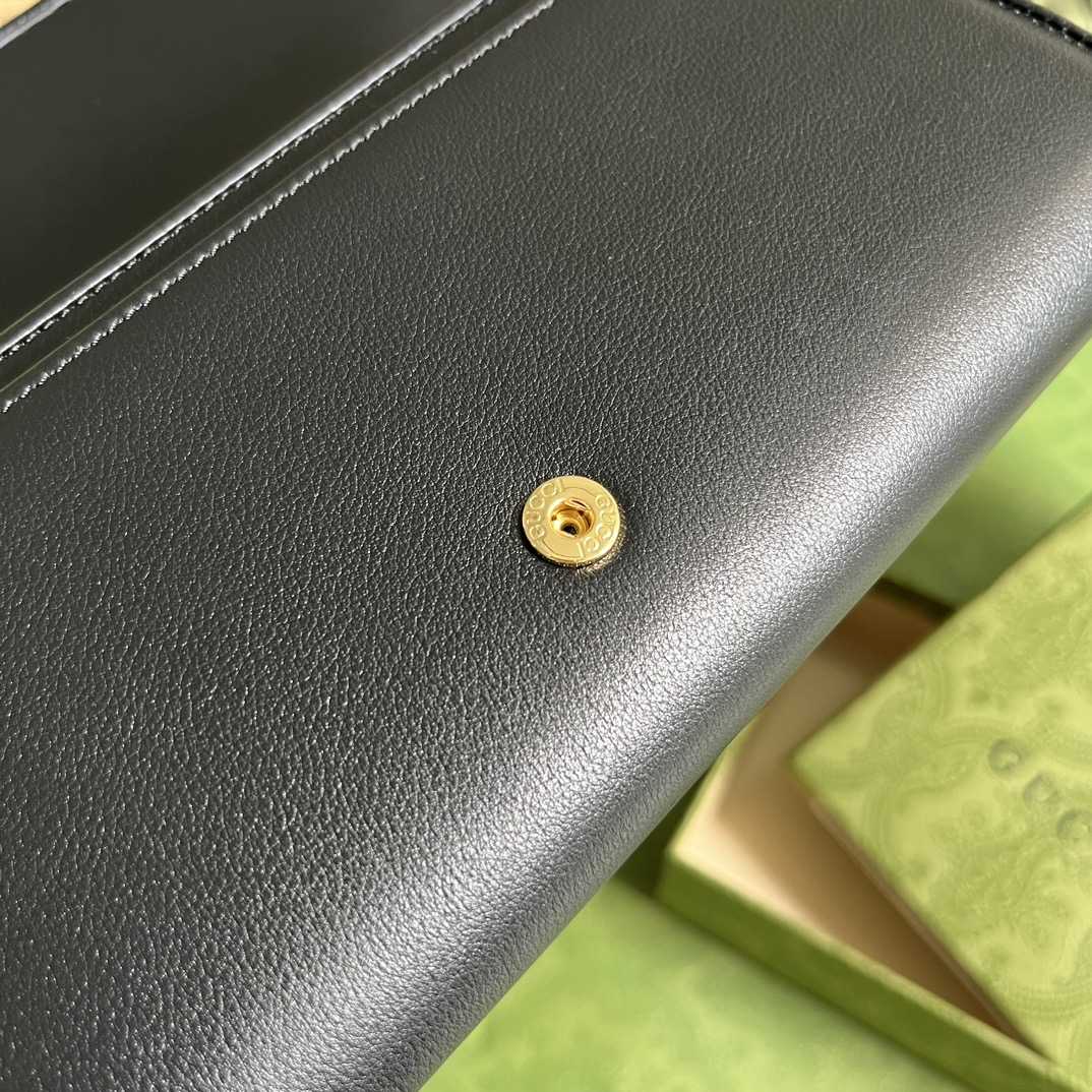 Gucci Blondie Continental Chain Wallet(21x10.5cm) - DopestKickz
