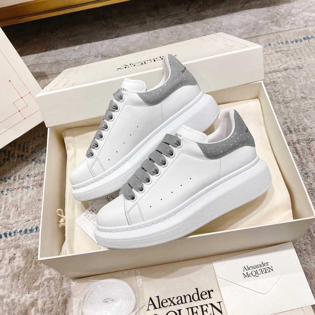 Alexander Mqueen Oversized Sneaker In White - DopestKickz