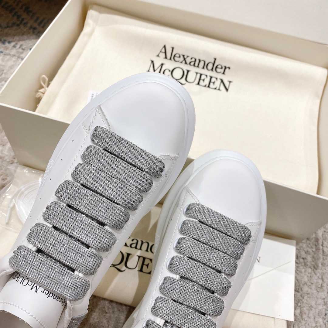 Alexander Mqueen Oversized Sneaker In White - DopestKickz