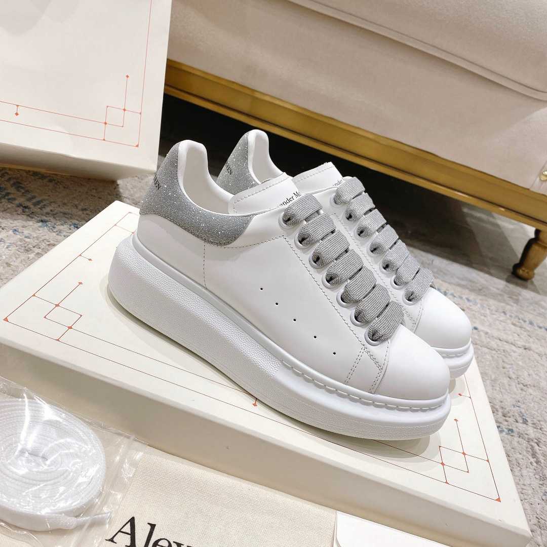 Alexander Mqueen Oversized Sneaker In White - DopestKickz