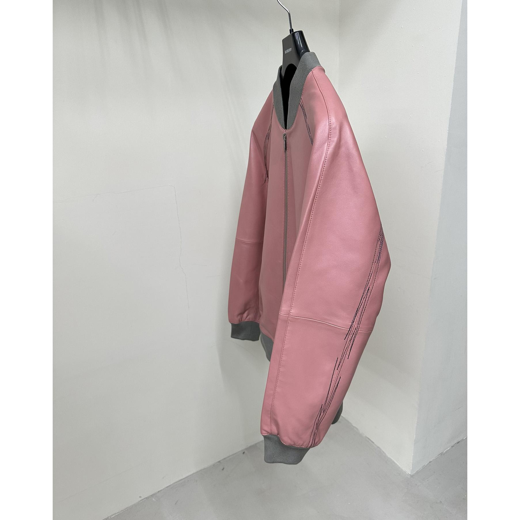 Hermes Jacket In Pink Calfskin - DopestKickz