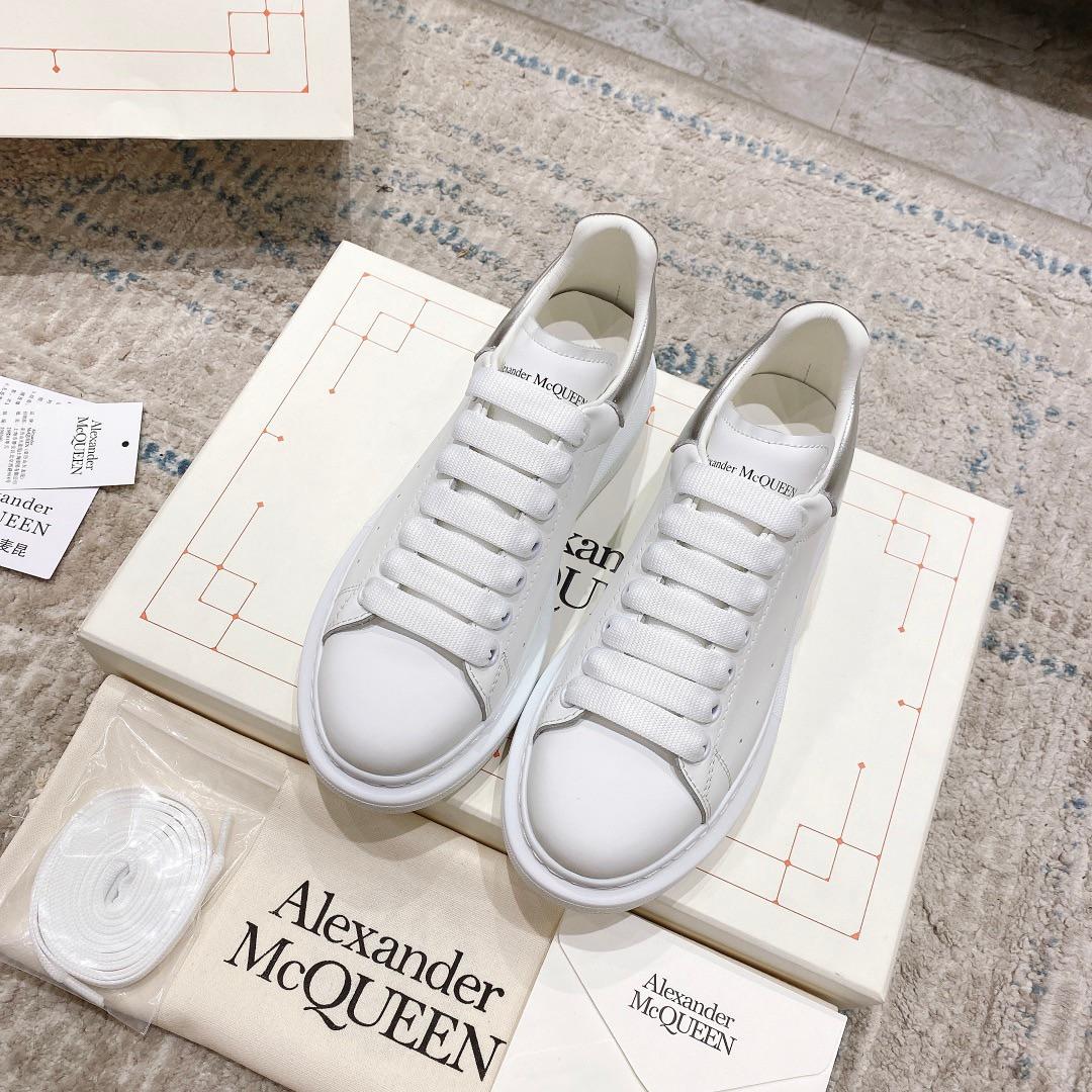 Alexander Mqueen Oversized Sneaker In White - DopestKickz