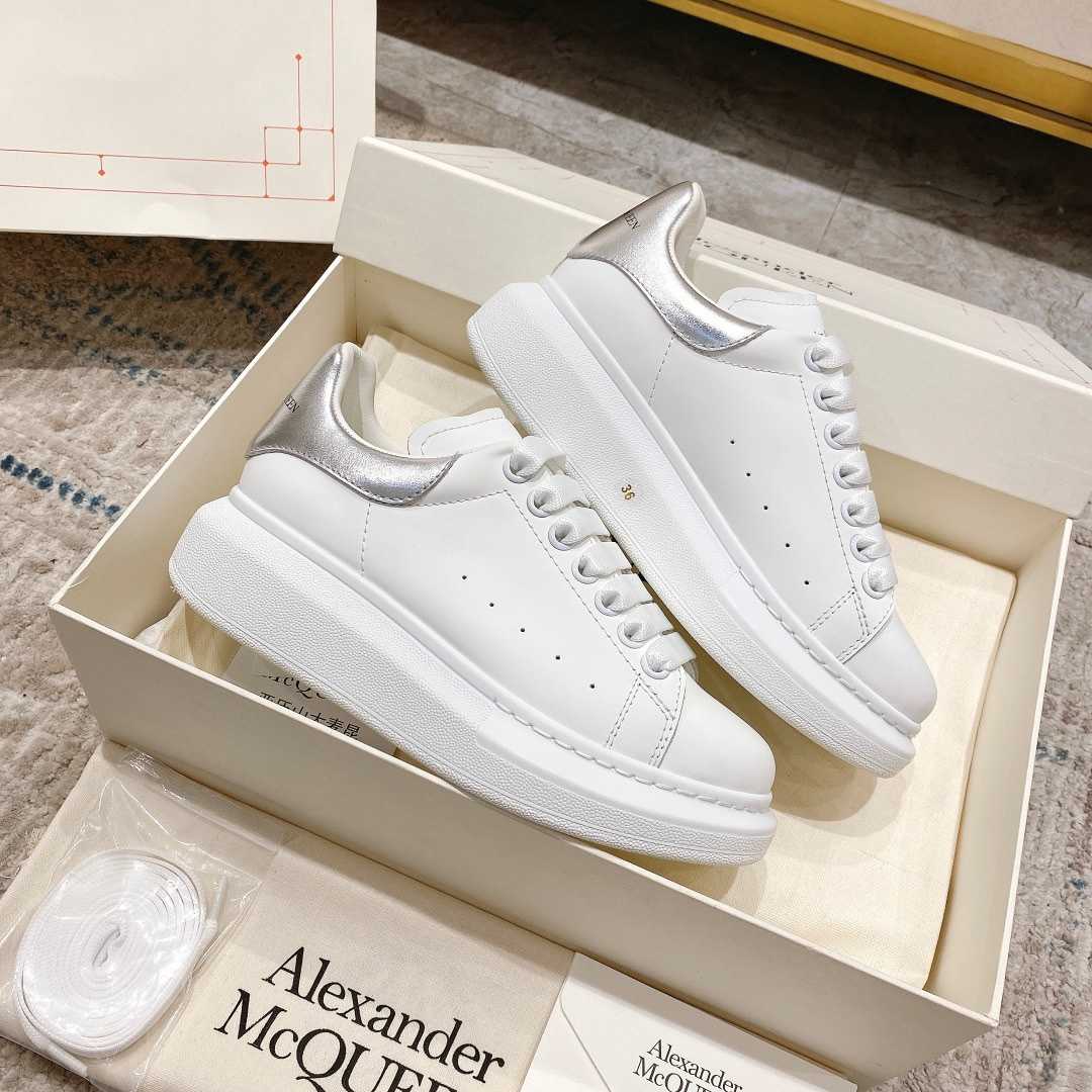 Alexander Mqueen Oversized Sneaker In White - DopestKickz