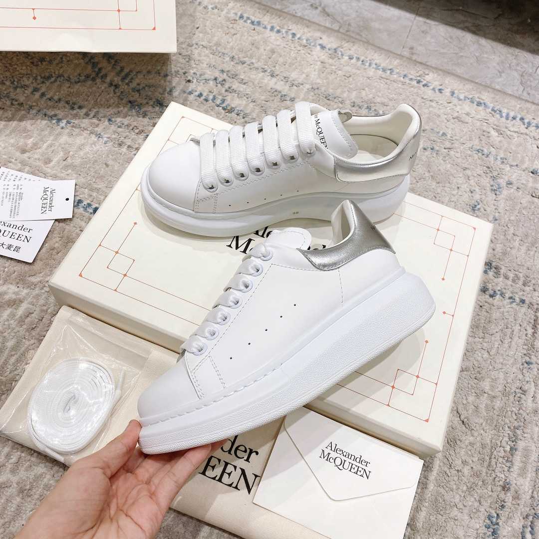 Alexander Mqueen Oversized Sneaker In White - DopestKickz
