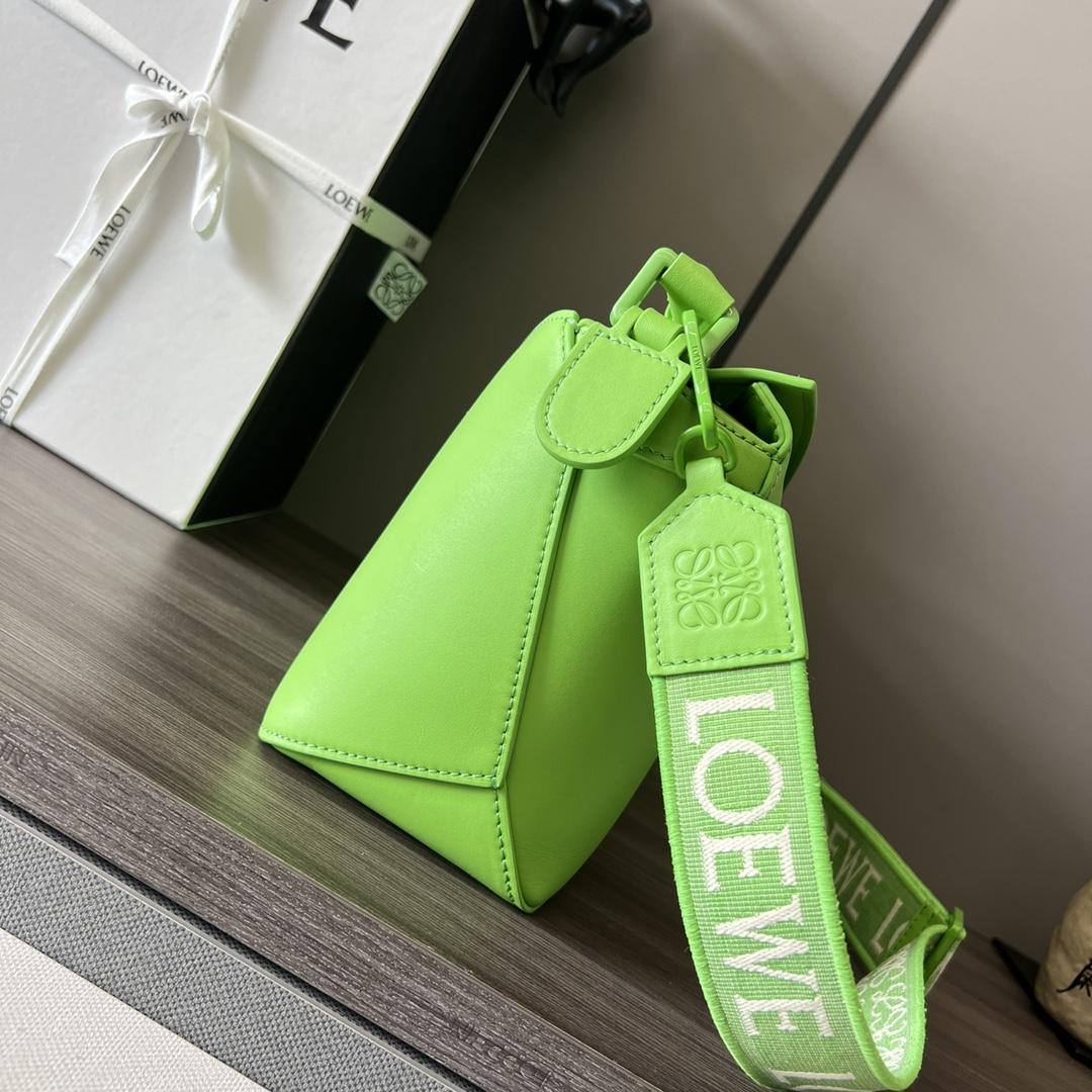 Loewe Small Puzzle Edge Bag In Satin Calfskin - DopestKickz